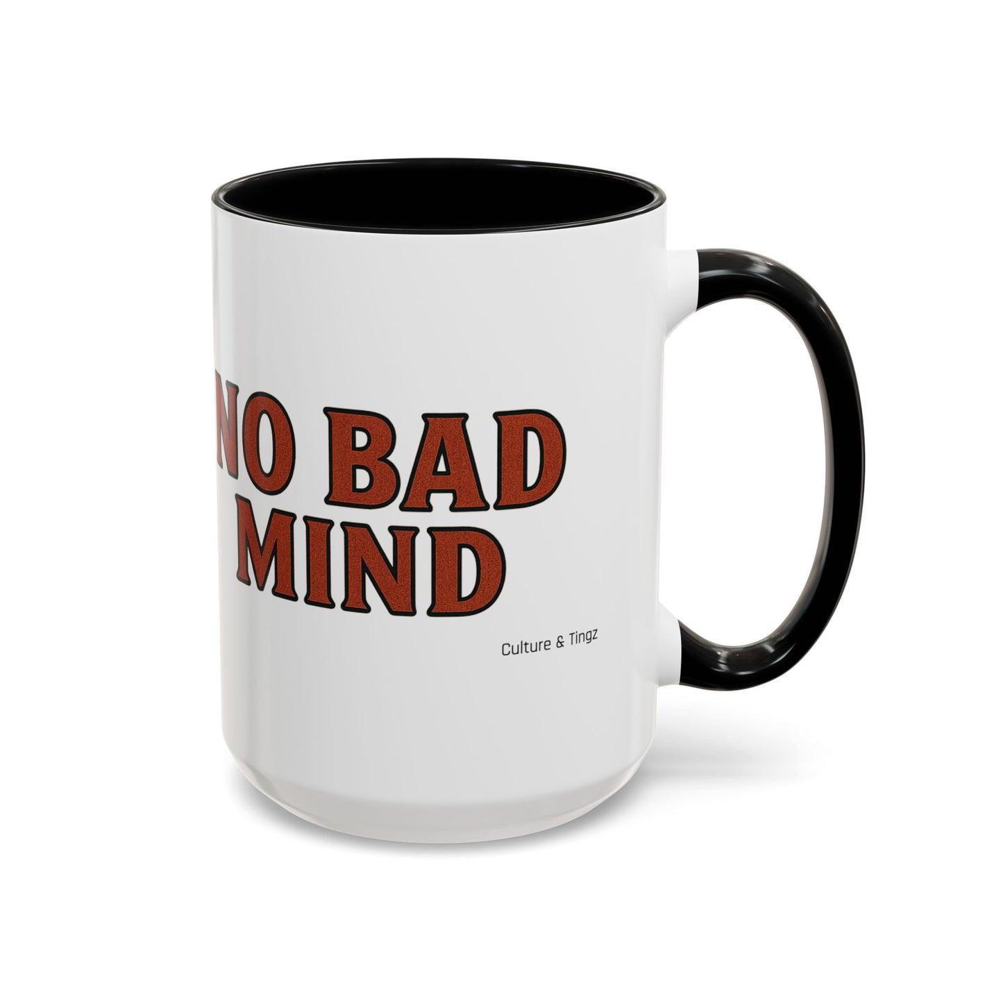 No Bad Mind Ceramic Mugs – Letterwork Edition