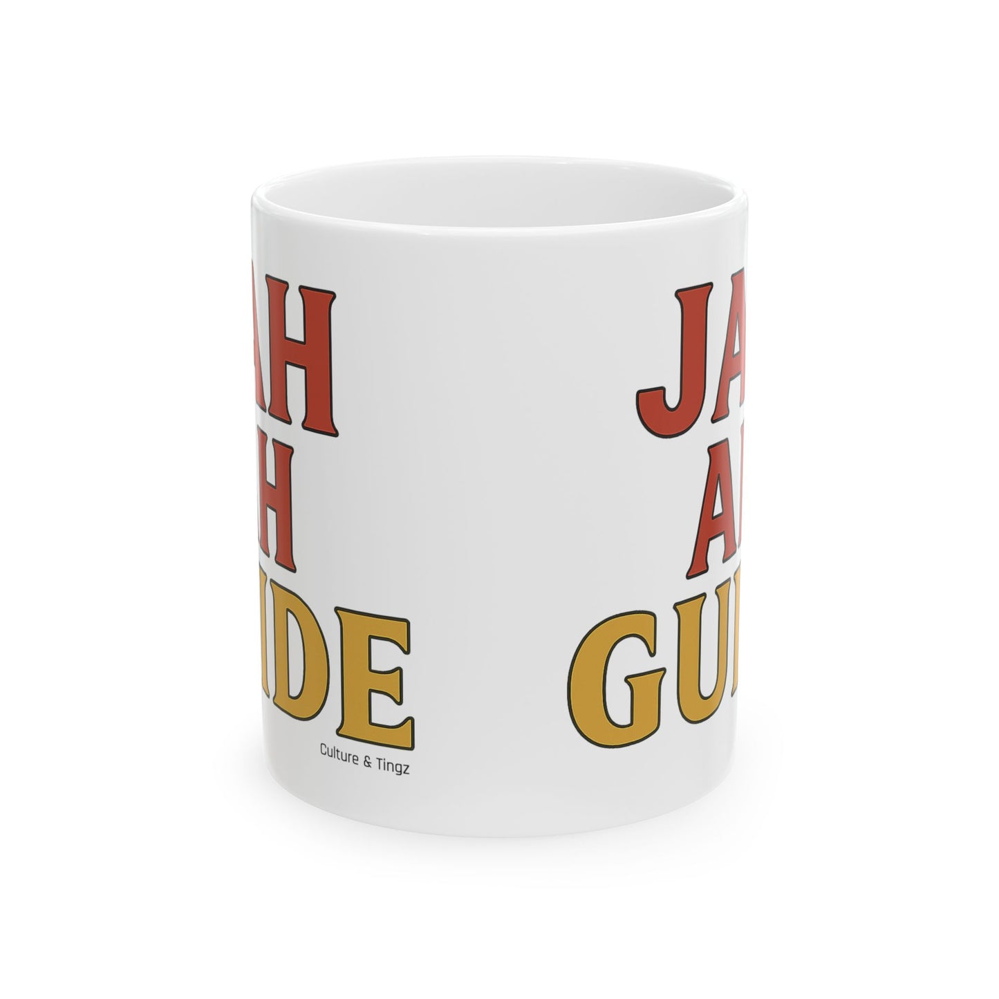 Jah Ah Guide Ceramic Mugs- Letterwork Collection