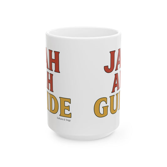 Jah Ah Guide Ceramic Mugs- Letterwork Collection
