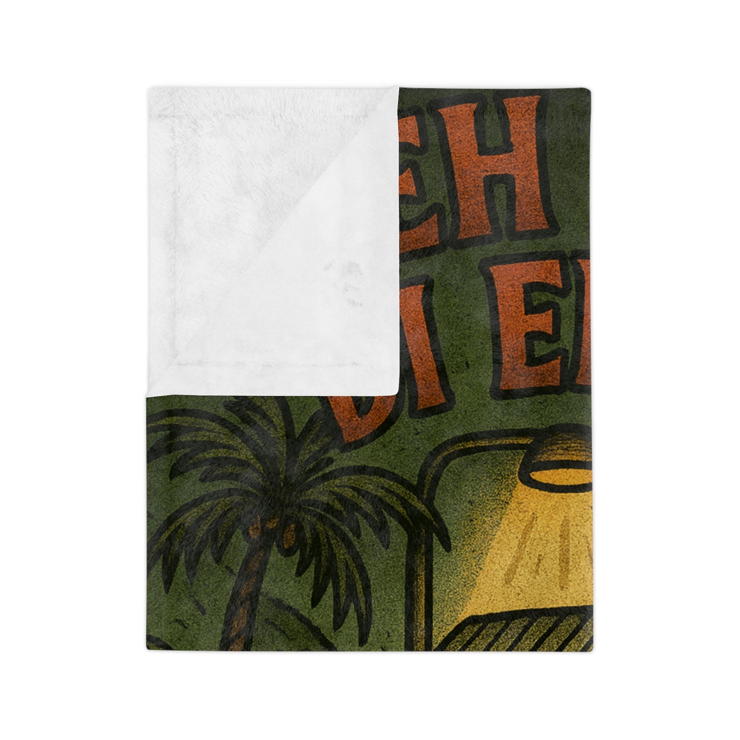 Deh Pon Di Ends Velveteen Microfiber Blanket - 40" x 30"