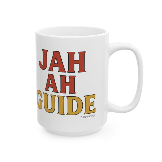 Jah Ah Guide Ceramic Mugs- Letterwork Collection