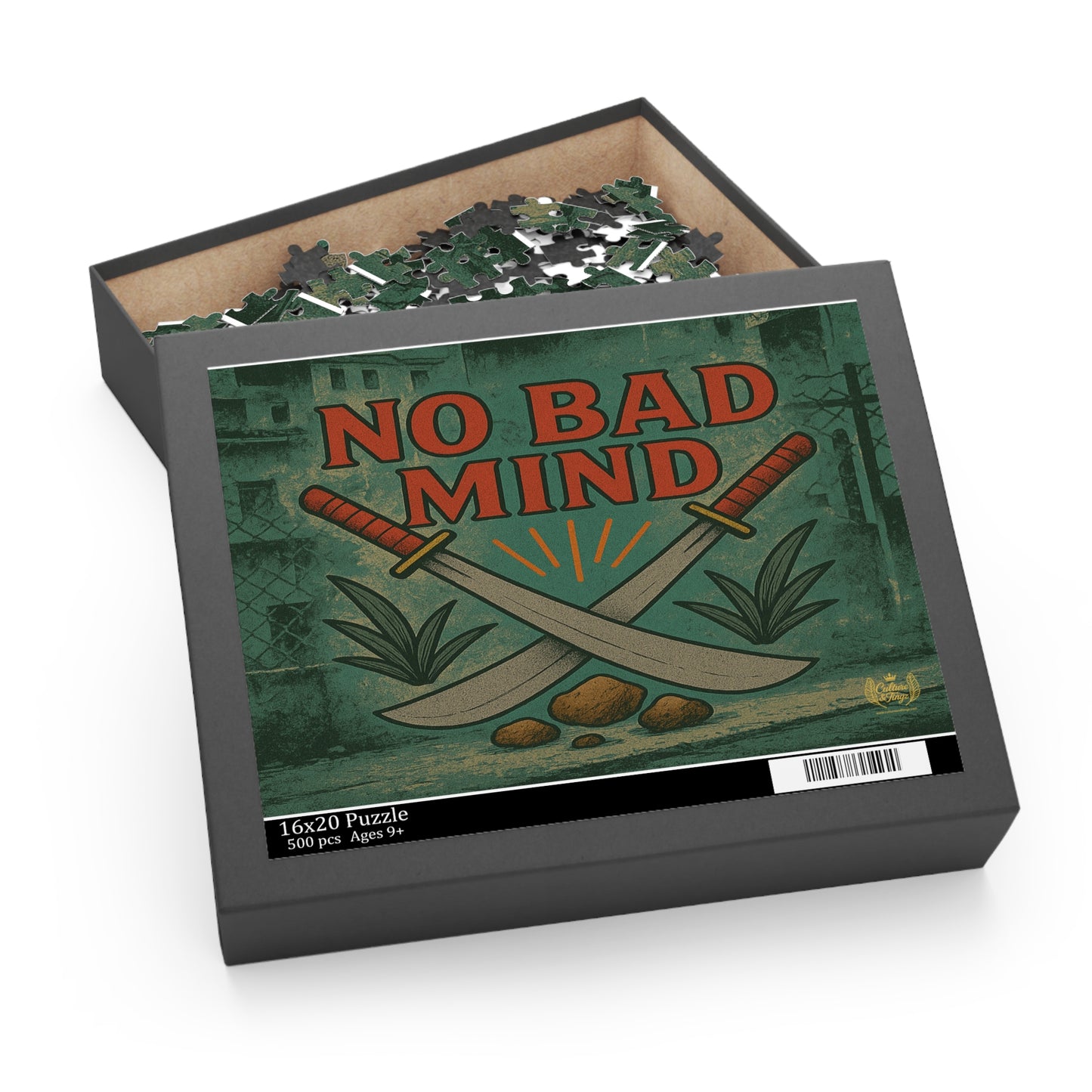 No Bad Mind Puzzle - 120,252 or 500 Pieces
