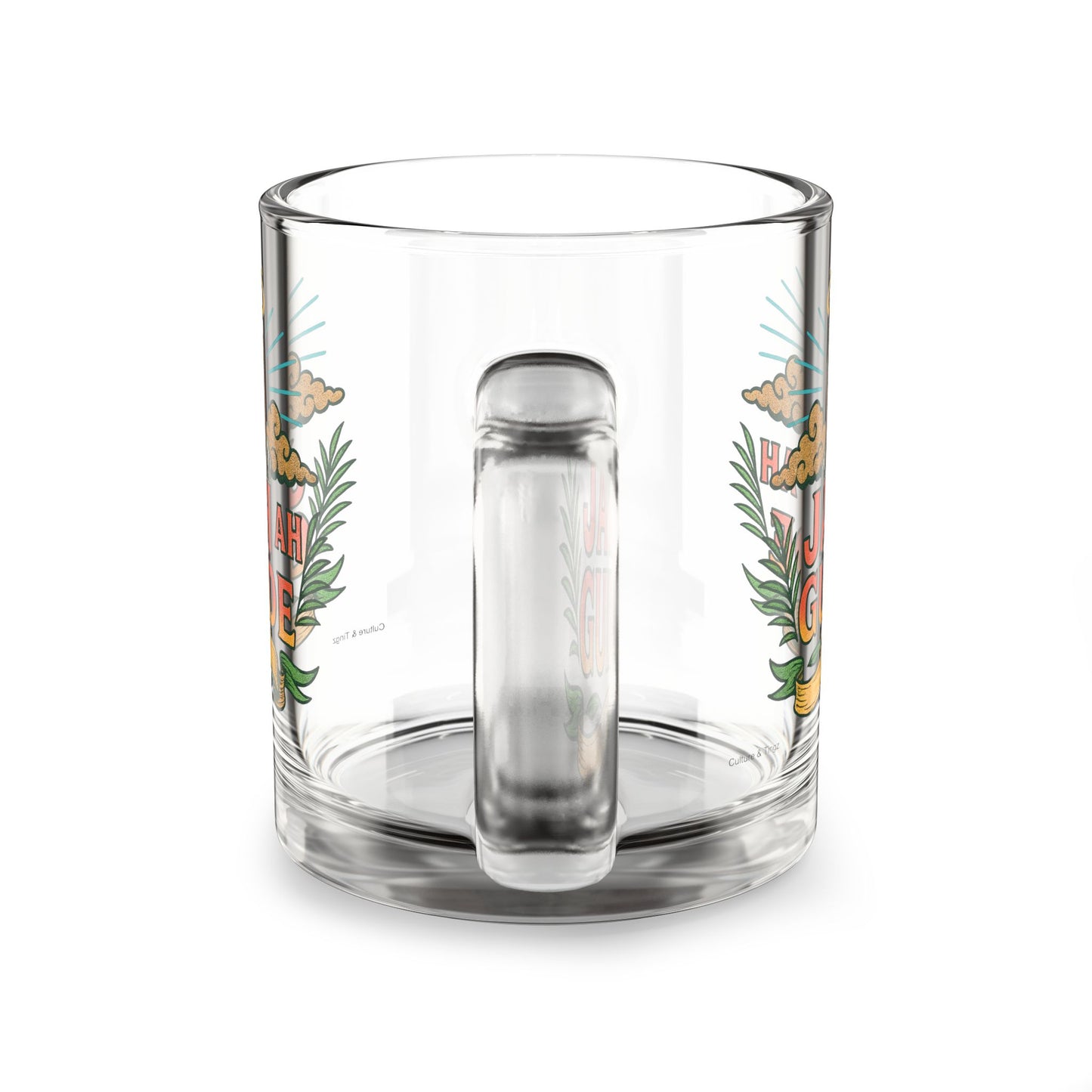 "Jah Ah Guide" Glass Mug