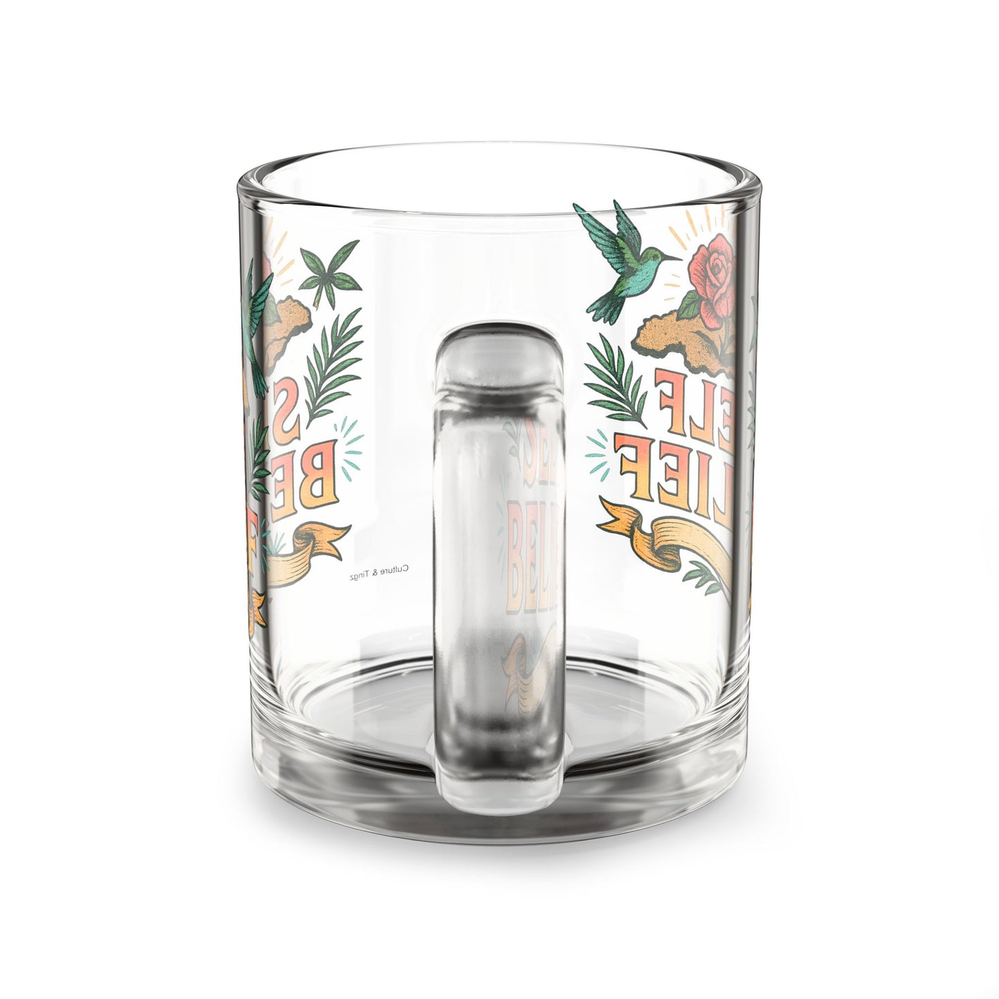 Self Belief - Glass Mug