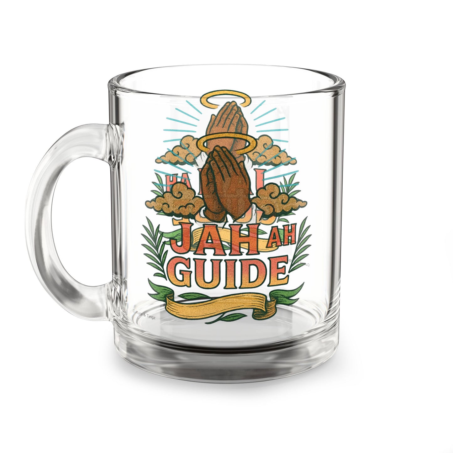 "Jah Ah Guide" Glass Mug