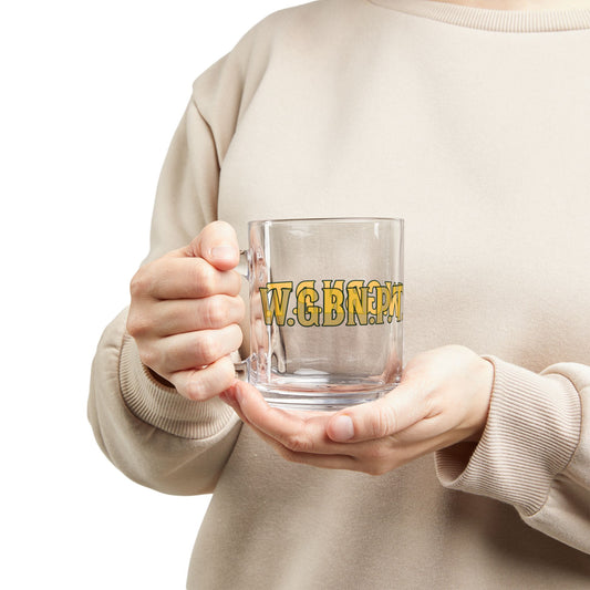 W.G.B.N.P.T Glass Mug - 10oz. (Letterwork Edition)