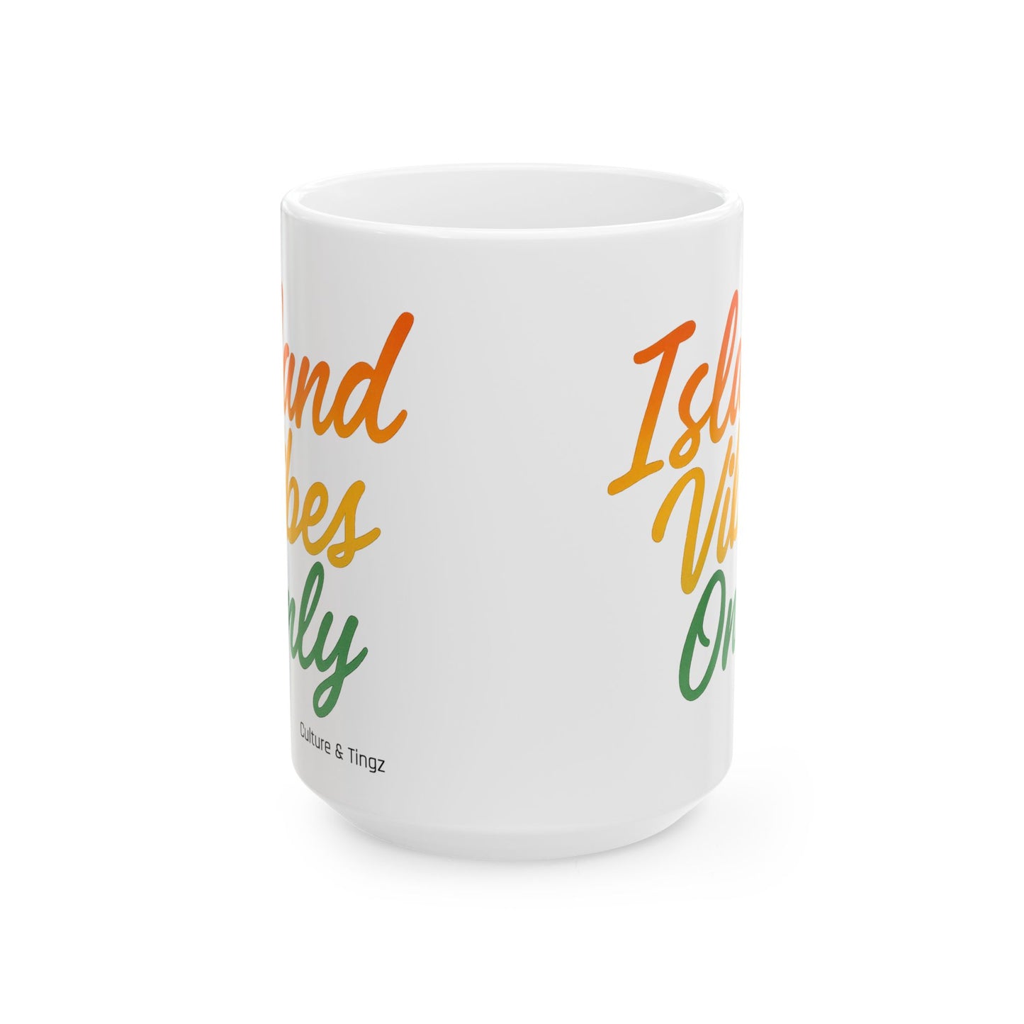 Island Vibes Only Ceramic Mugs- Letterwork Collection