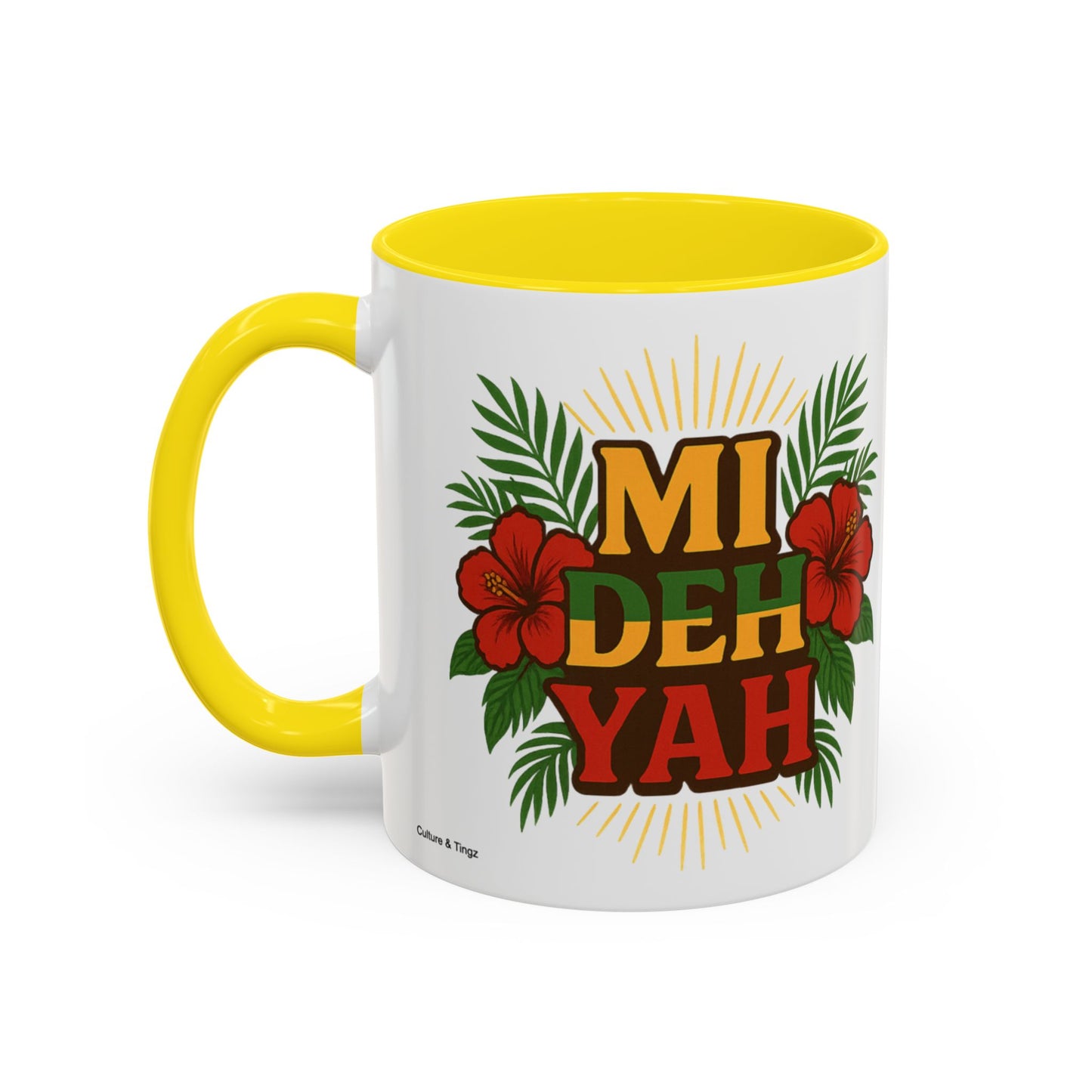 Mi Deh Yah Ceramic Mugs – Letterwork Edition