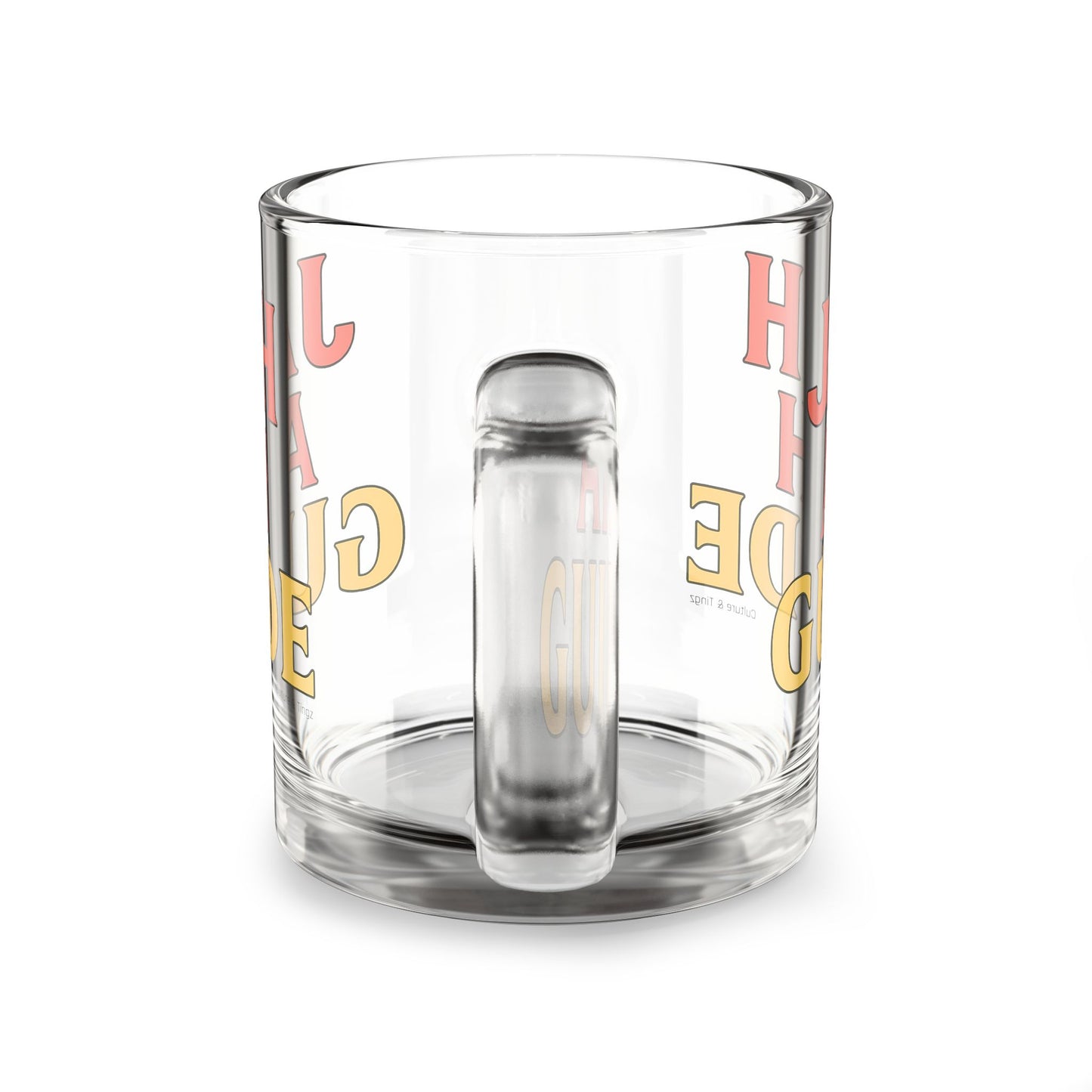 Jah Ah Guide Glass Mug - 10oz. (Letterwork Edition)