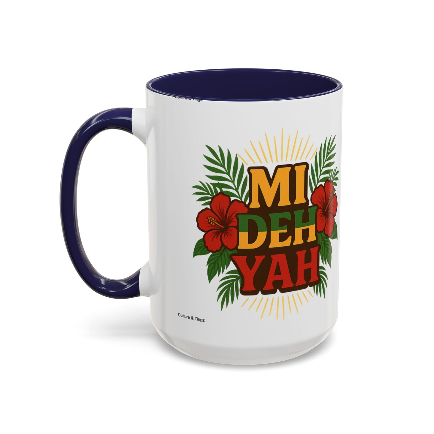 Mi Deh Yah Ceramic Mugs – Letterwork Edition
