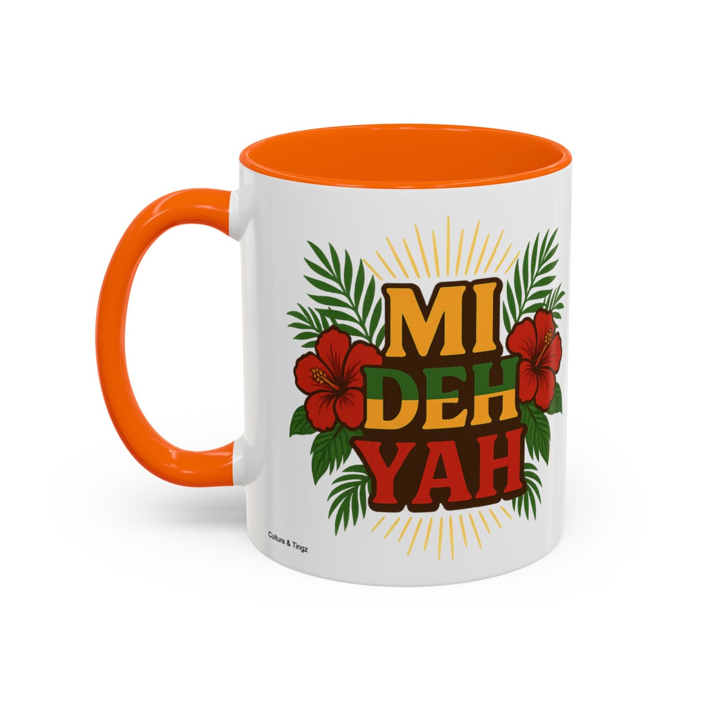 Mi Deh Yah Ceramic Mugs – Letterwork Edition