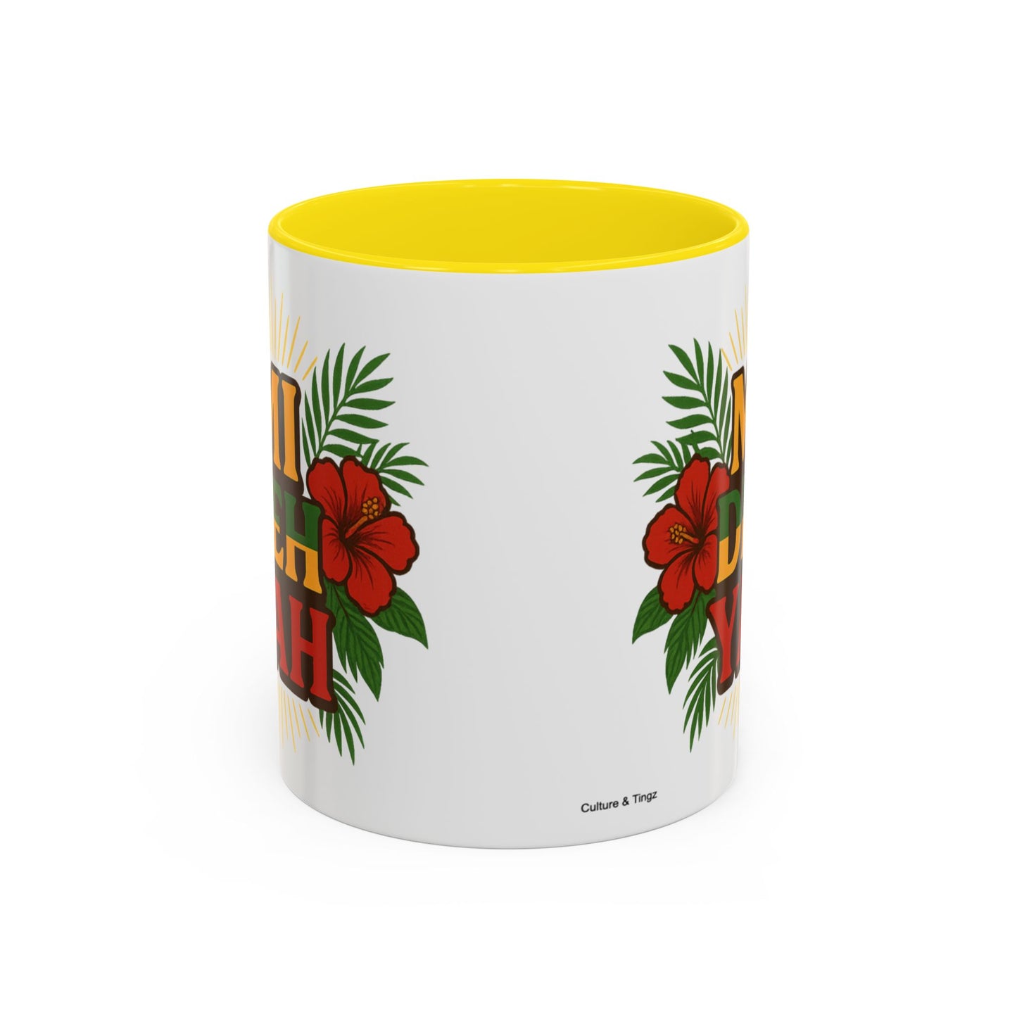 Mi Deh Yah Ceramic Mugs – Letterwork Edition