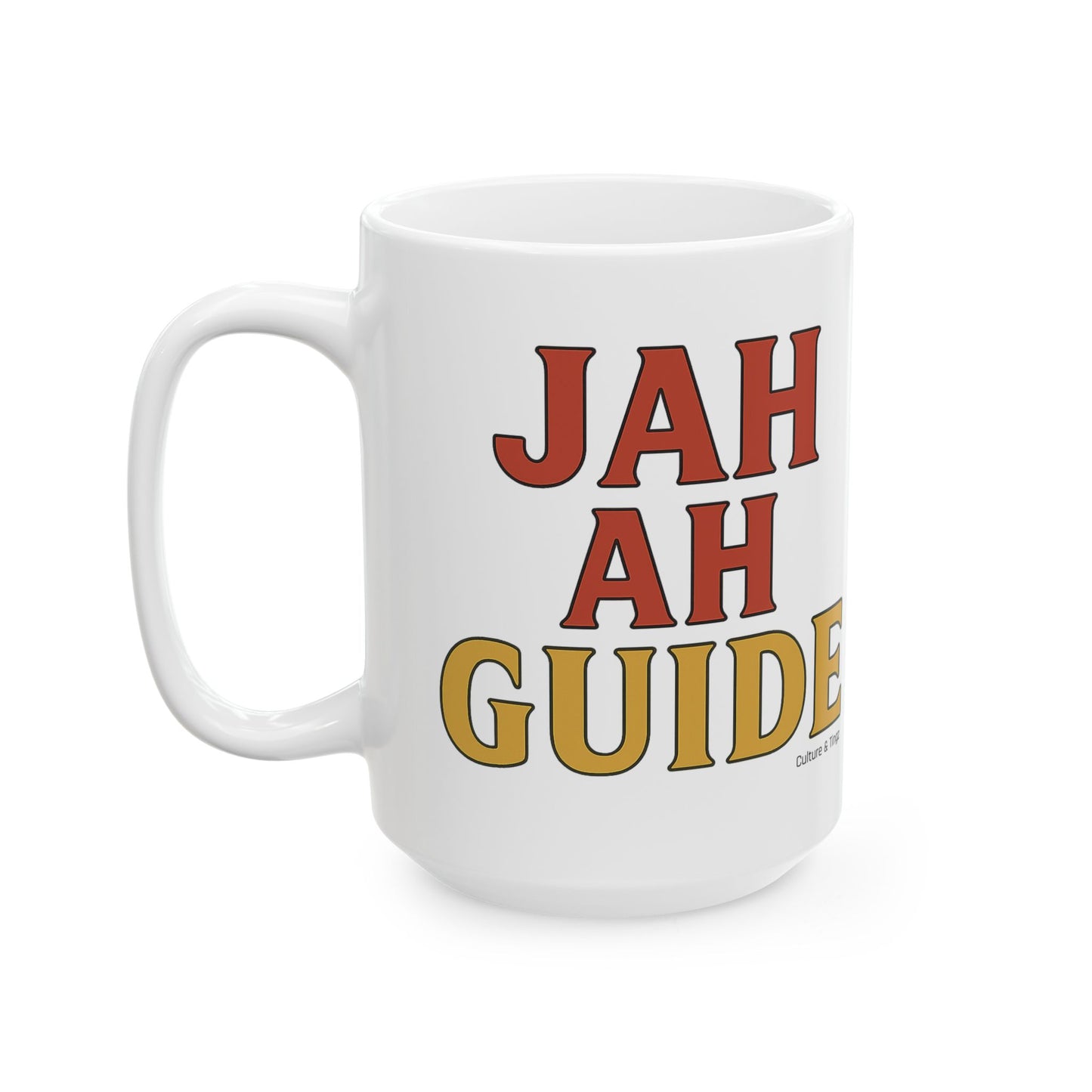 Jah Ah Guide Ceramic Mugs- Letterwork Collection