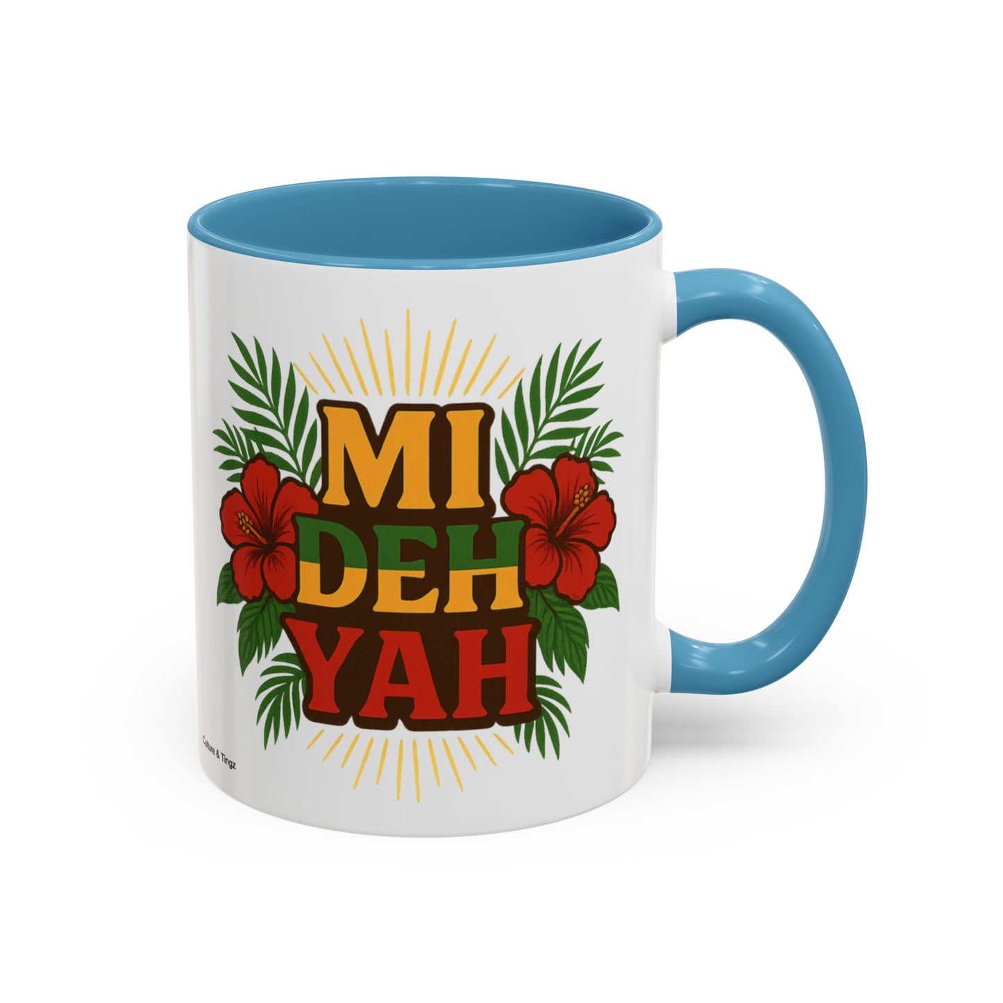 Mi Deh Yah Ceramic Mugs – Letterwork Edition
