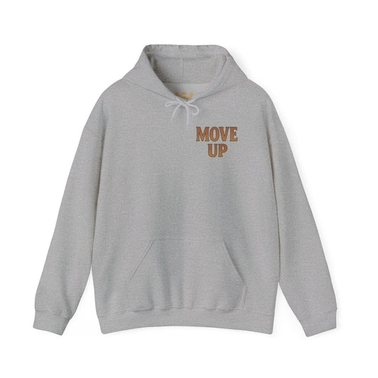 Move Up - Unisex Hoodie (Letterwork front, Artwork Back)
