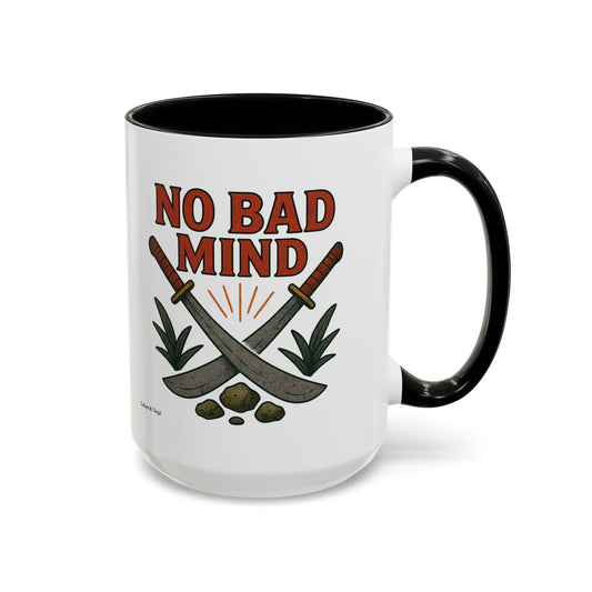 No Bad Mind - Accent Coffee Mug