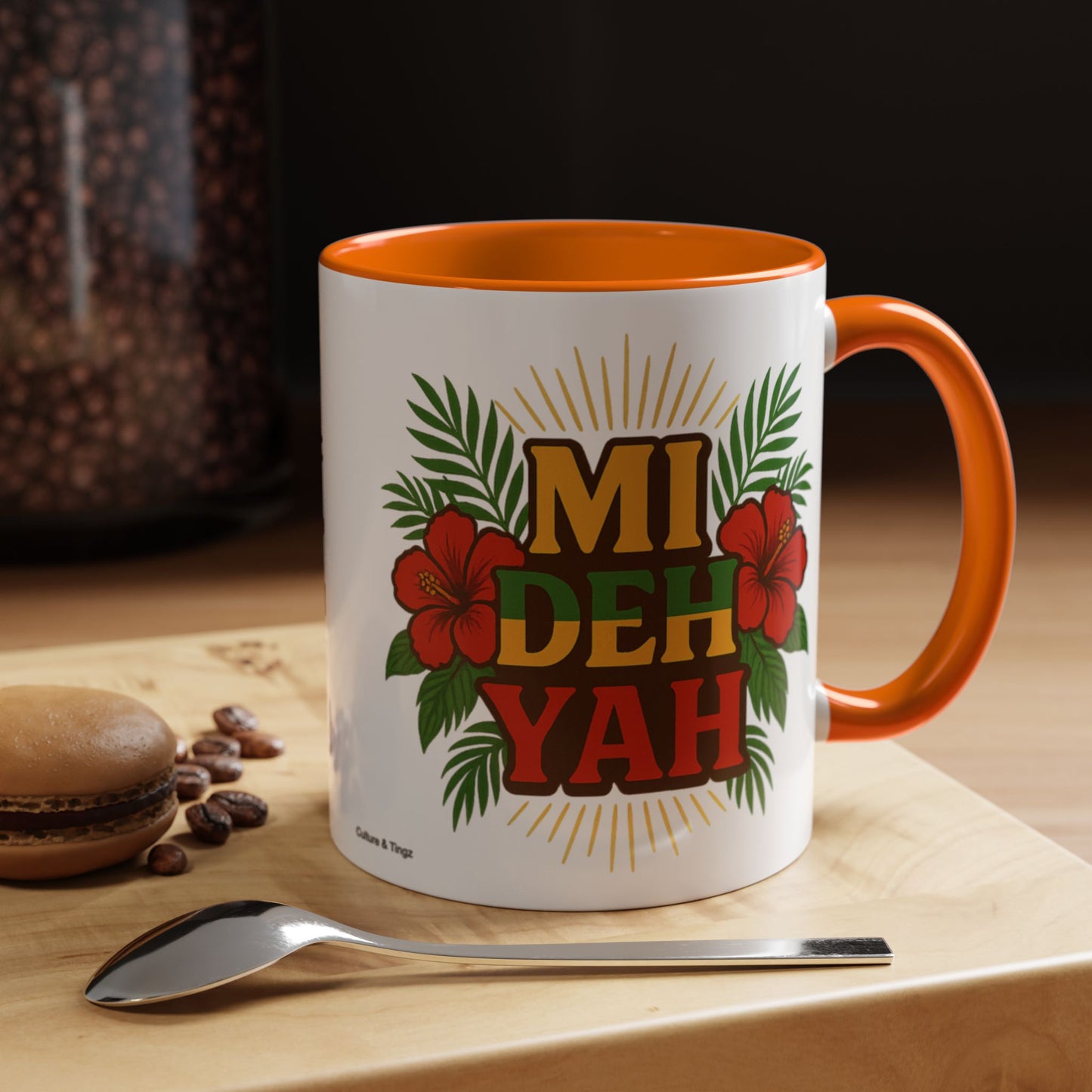 Mi Deh Yah Ceramic Mugs – Letterwork Edition