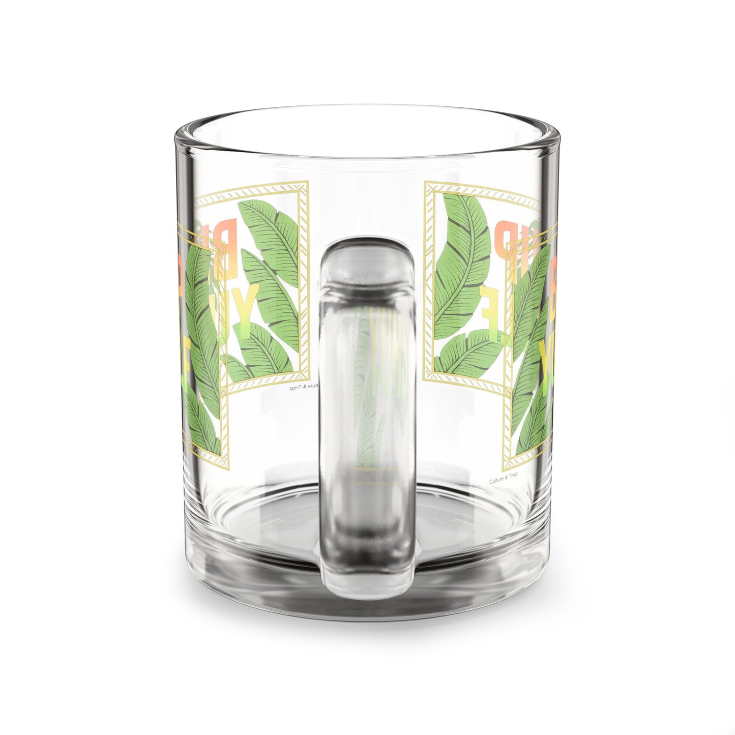 Big Up Yuhself Glass Mug