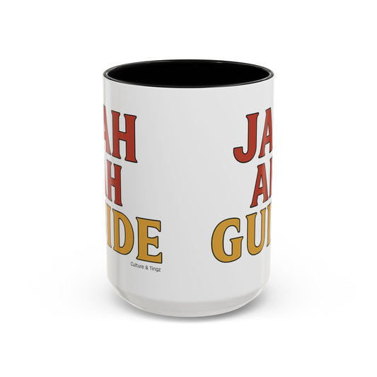Jah Ah Guide Ceramic Mugs β Letterwork Edition