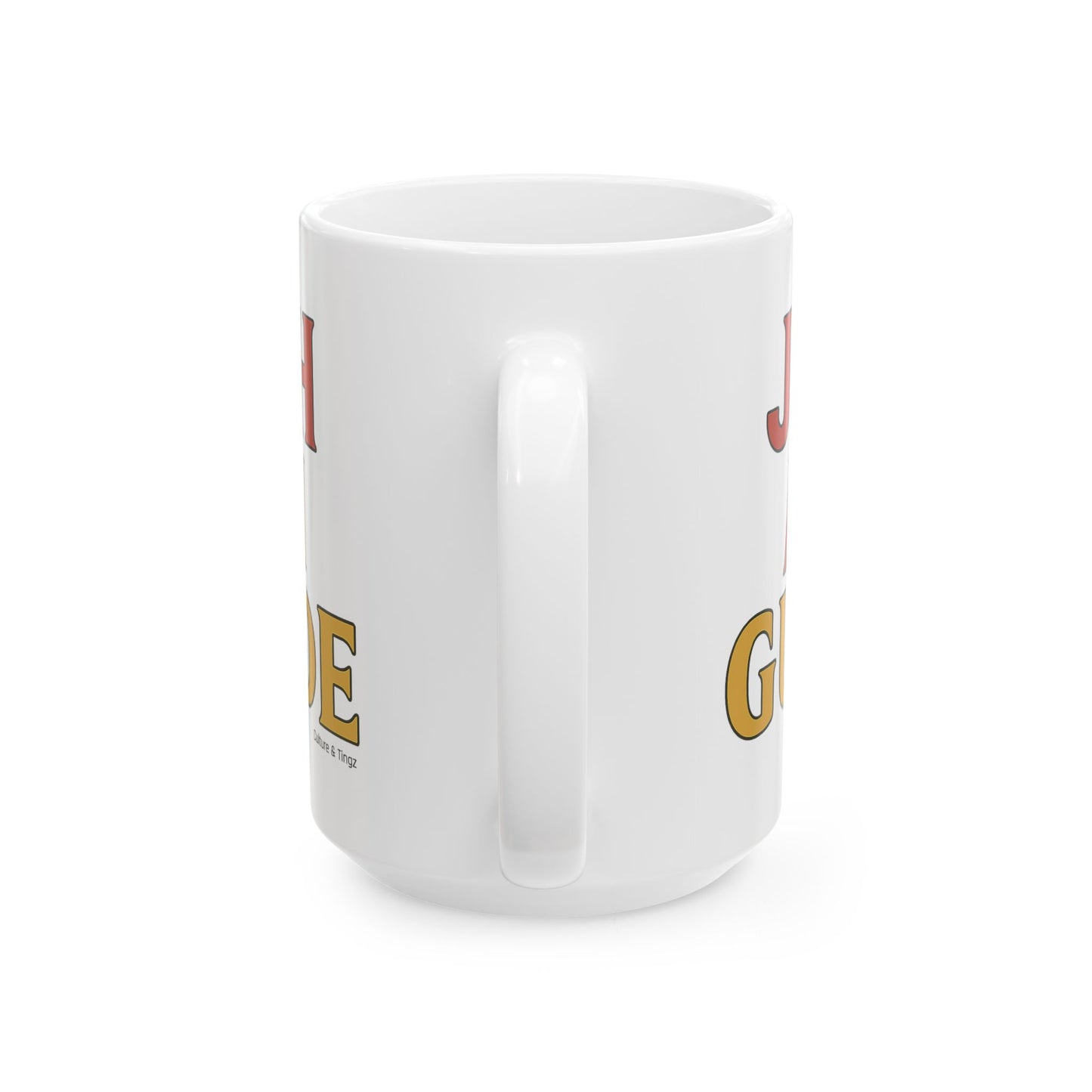 Jah Ah Guide Ceramic Mugs- Letterwork Collection