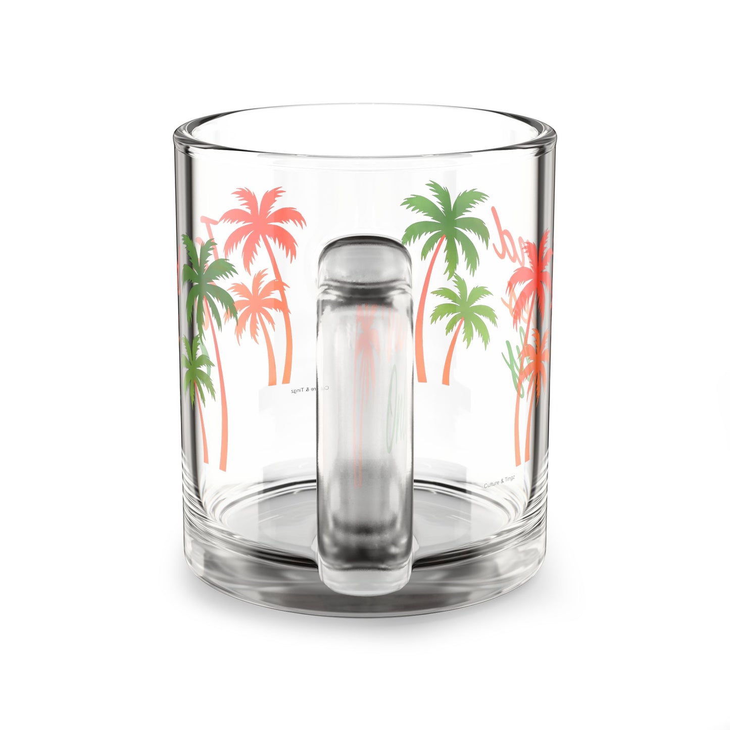 "Island Vibes Only" Glass Mug - 11 oz.