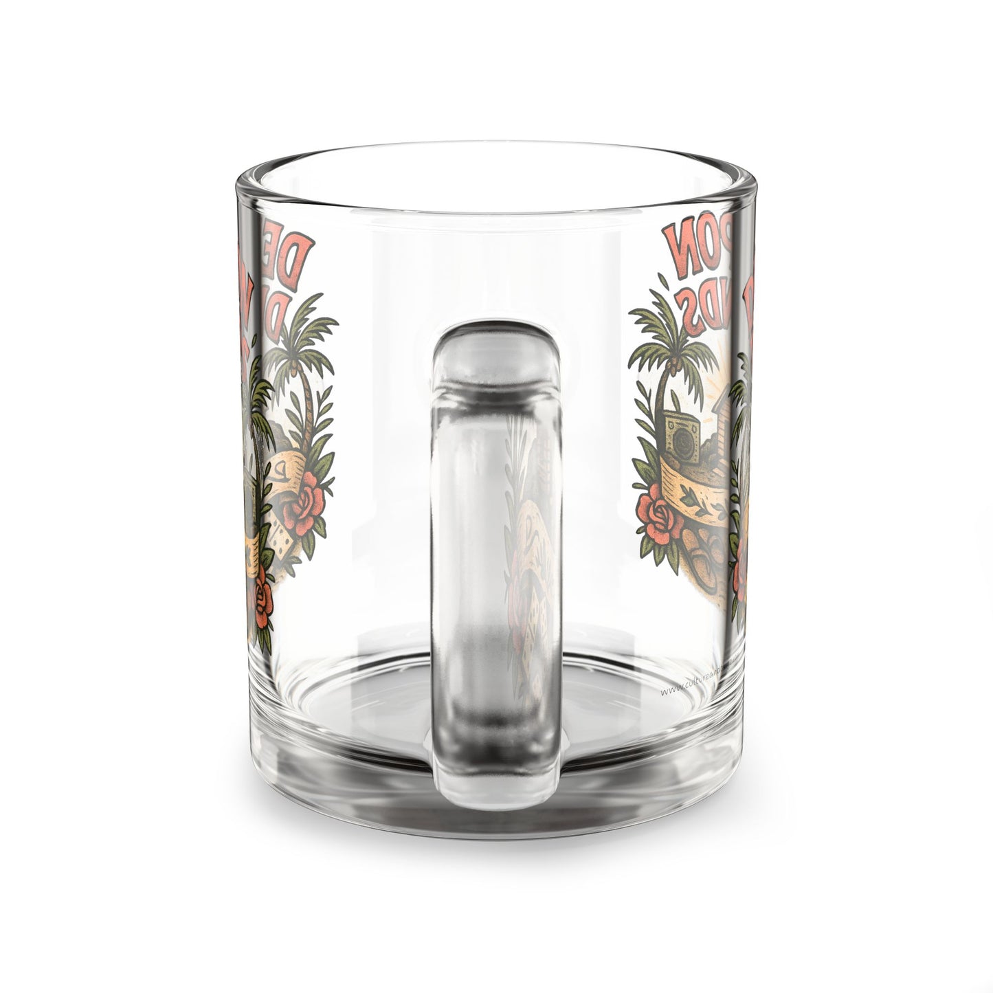 Deh Pon Di Ends Glass Mug - 10 oz.