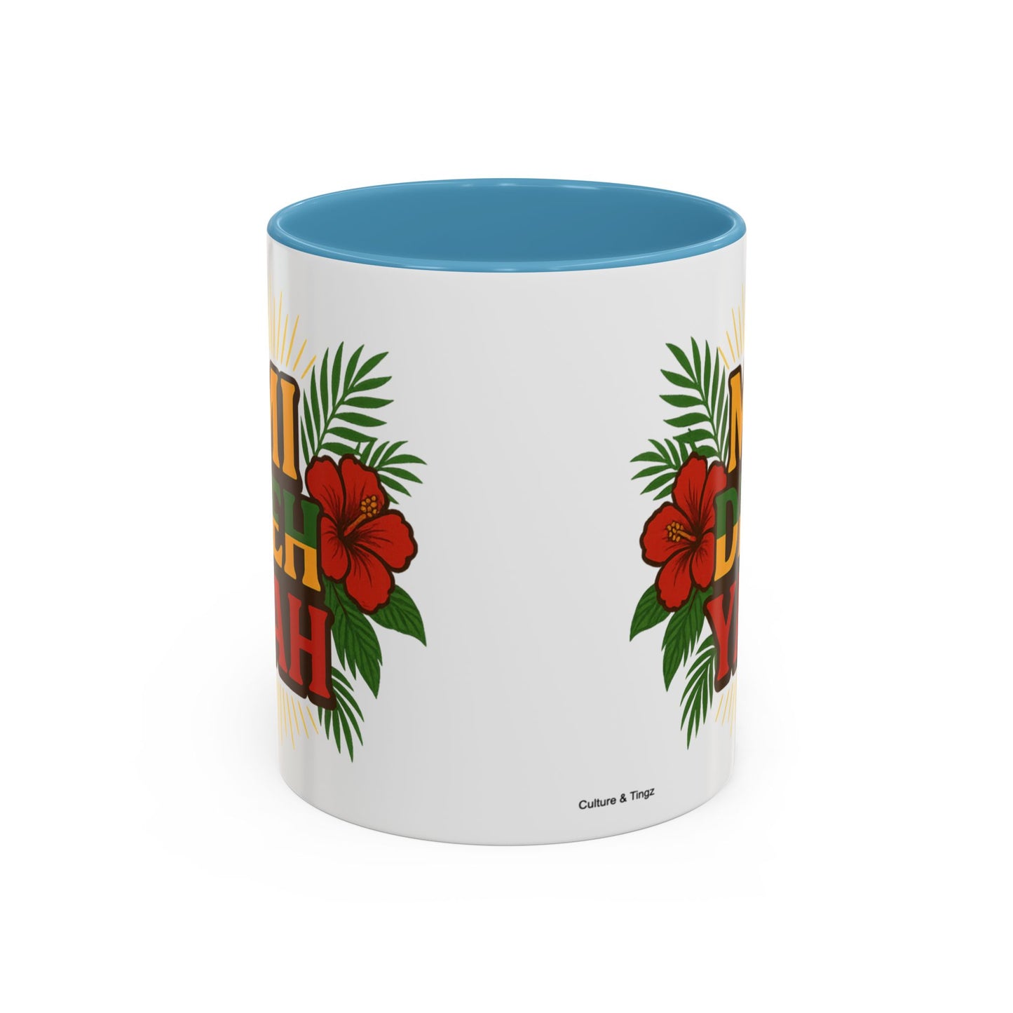 Mi Deh Yah Ceramic Mugs – Letterwork Edition
