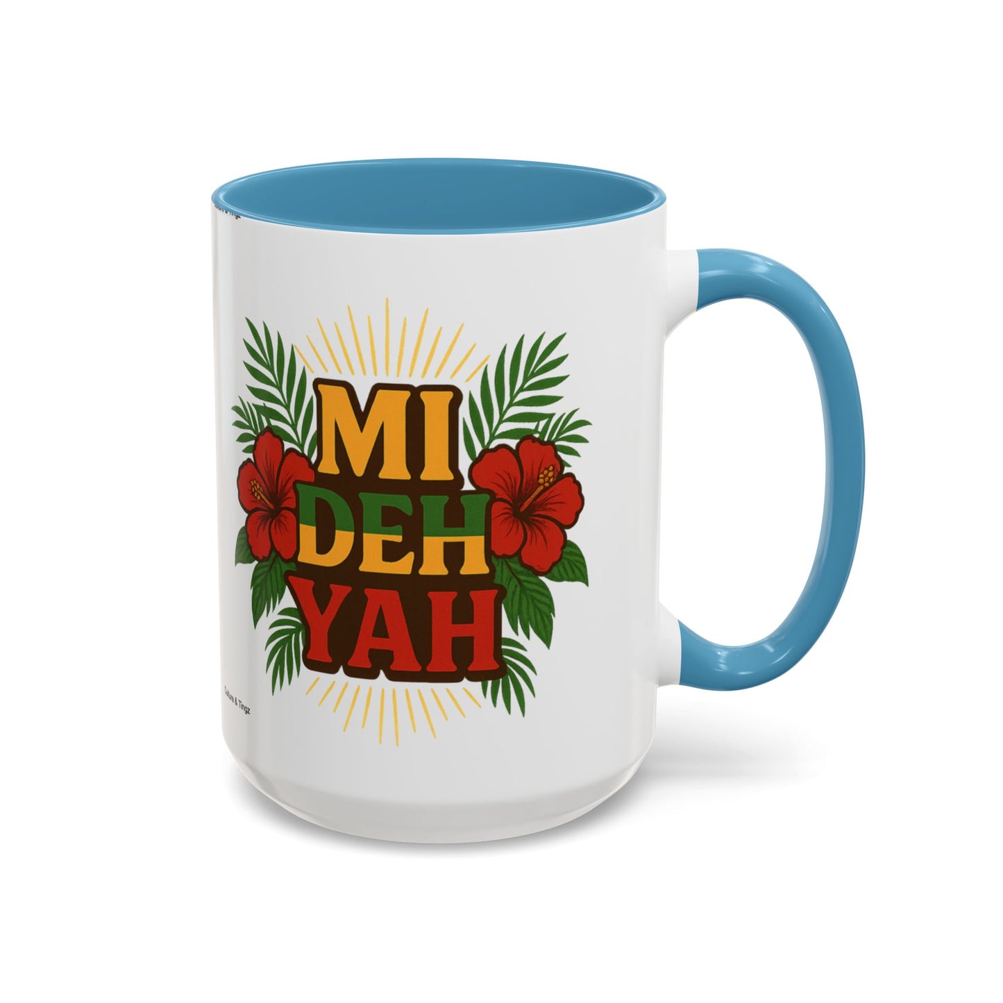 Mi Deh Yah Ceramic Mugs – Letterwork Edition