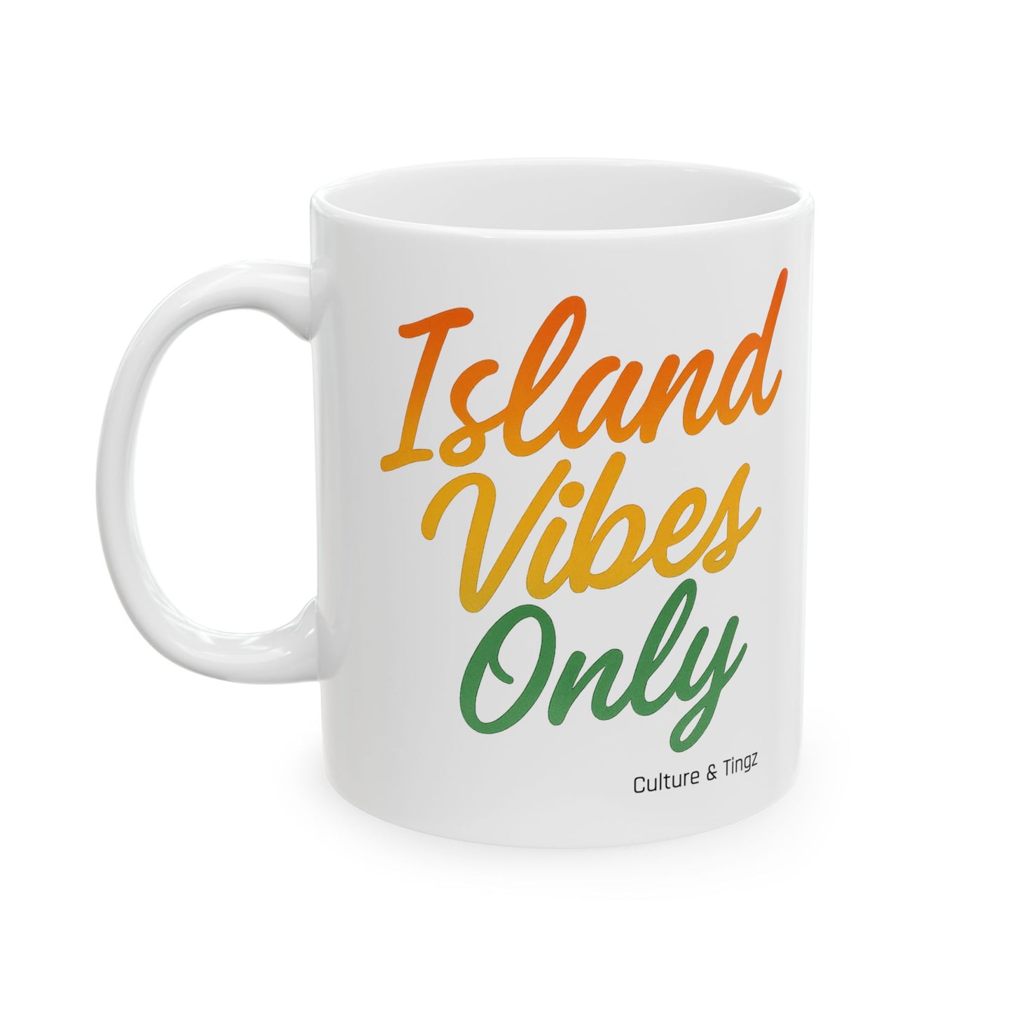 Island Vibes Only Ceramic Mugs- Letterwork Collection