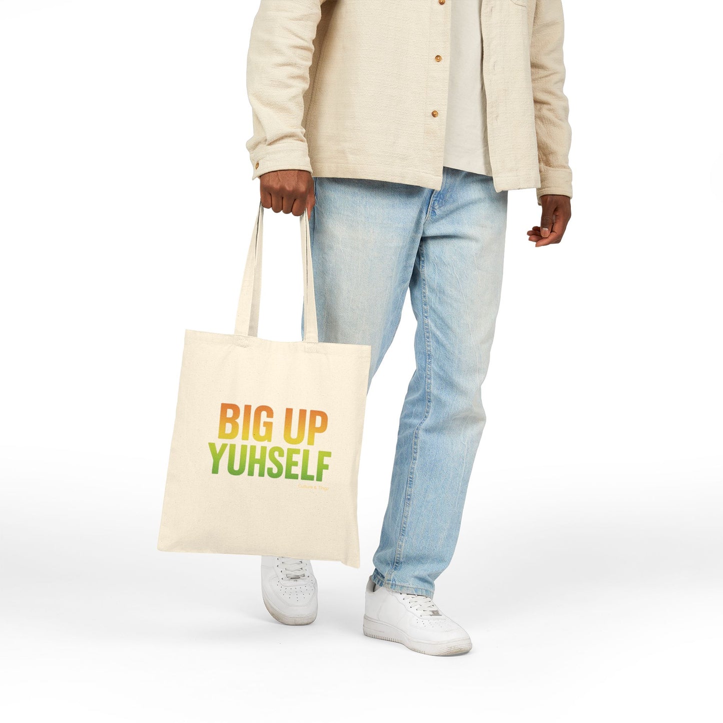 Big Up Yuhself - Canvas Tote Bag