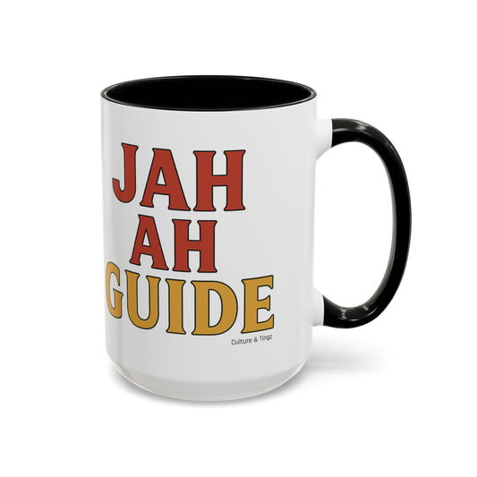 Jah Ah Guide Ceramic Mugs β Letterwork Edition