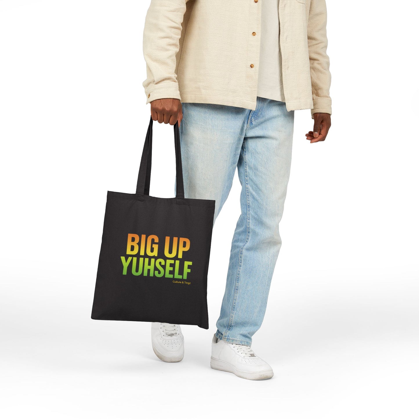 Big Up Yuhself - Canvas Tote Bag