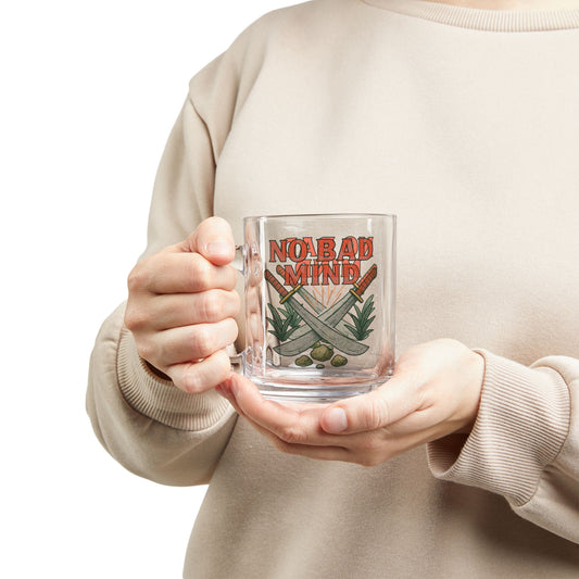 No Bad Mind Glass Mug