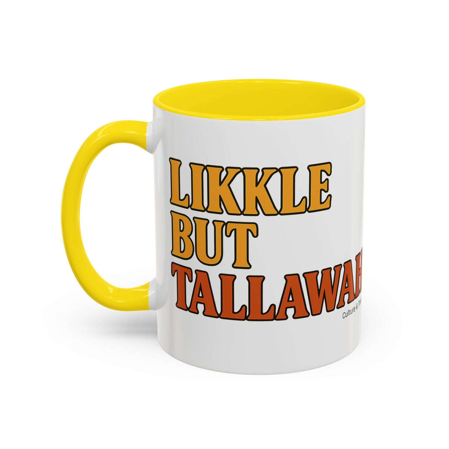 Likkle but Tallawah Ceramic Mugs  – Letterwork Edition