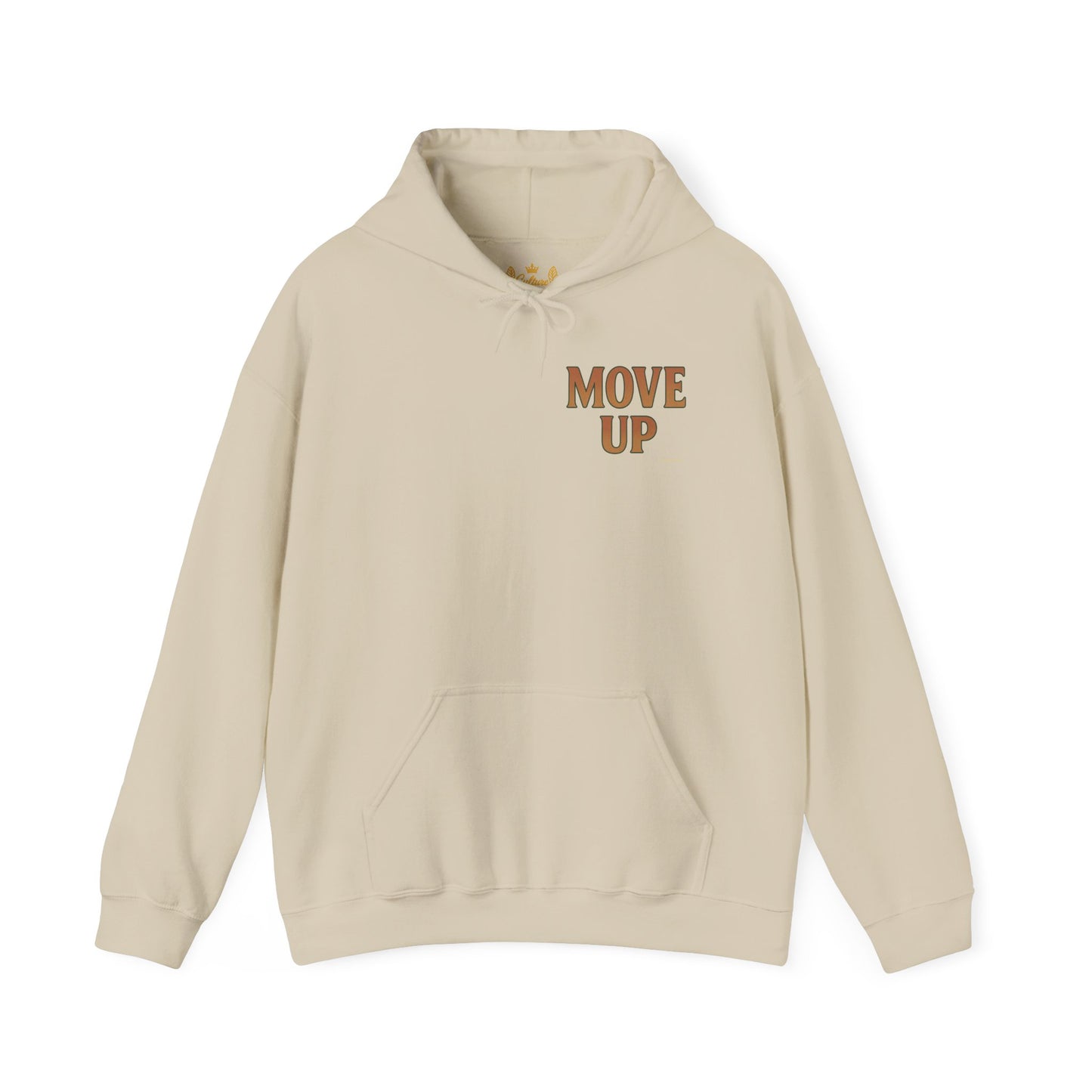 Move Up - Unisex Hoodie (Letterwork front, Artwork Back)