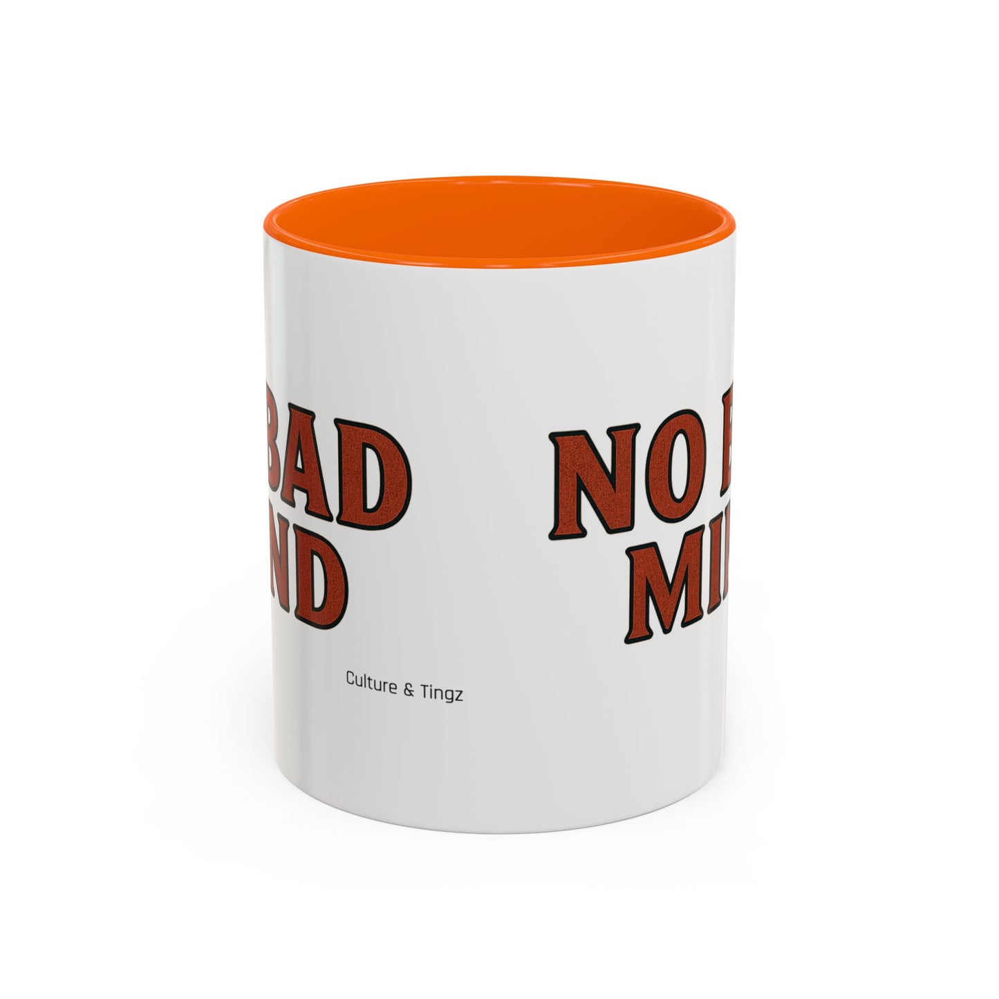 No Bad Mind Ceramic Mugs  – Letterwork Edition