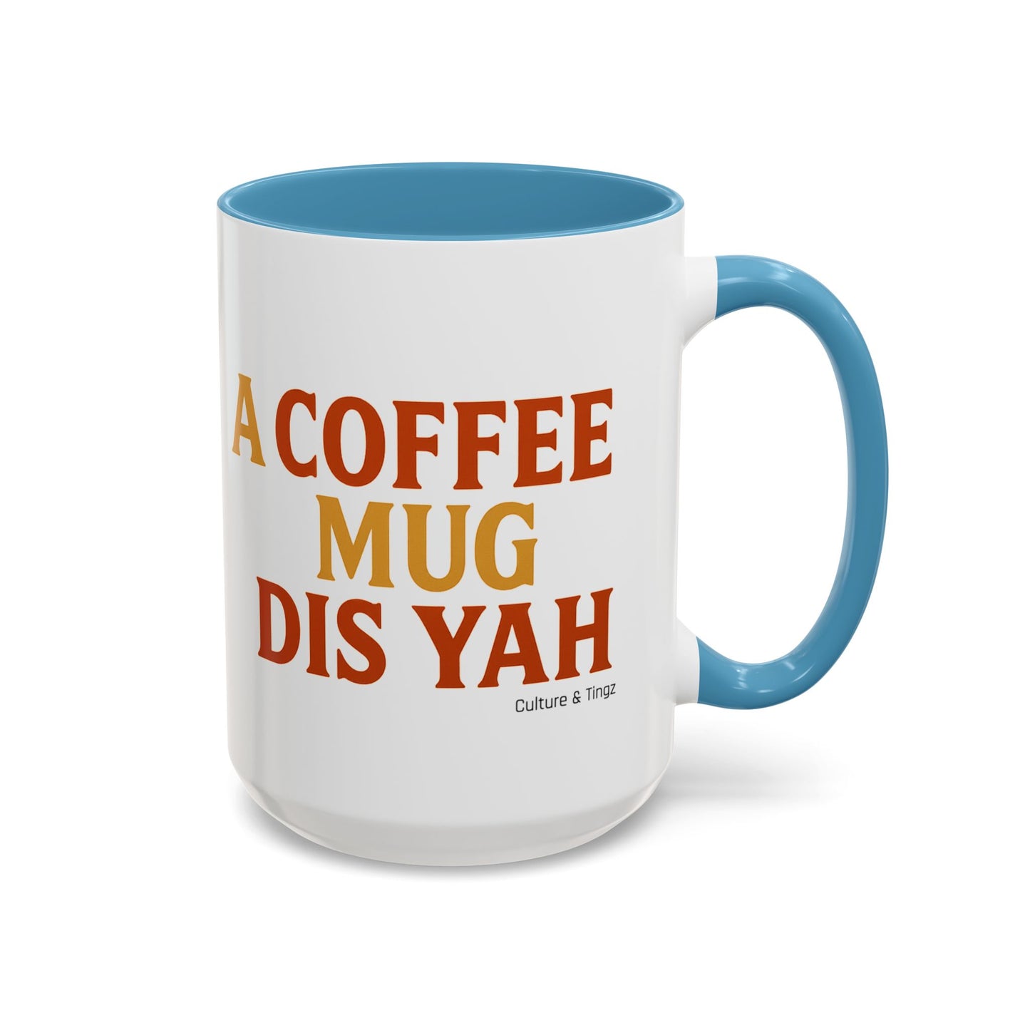 "A Coffee Mug Dis Yah" – Letterwork Edition