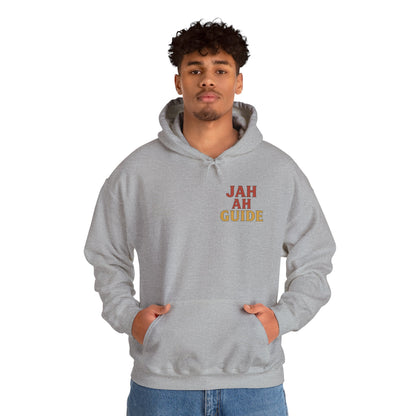 Jah Ah Guide - Unisex Hoodie (Letterwork front, Artwork Back)