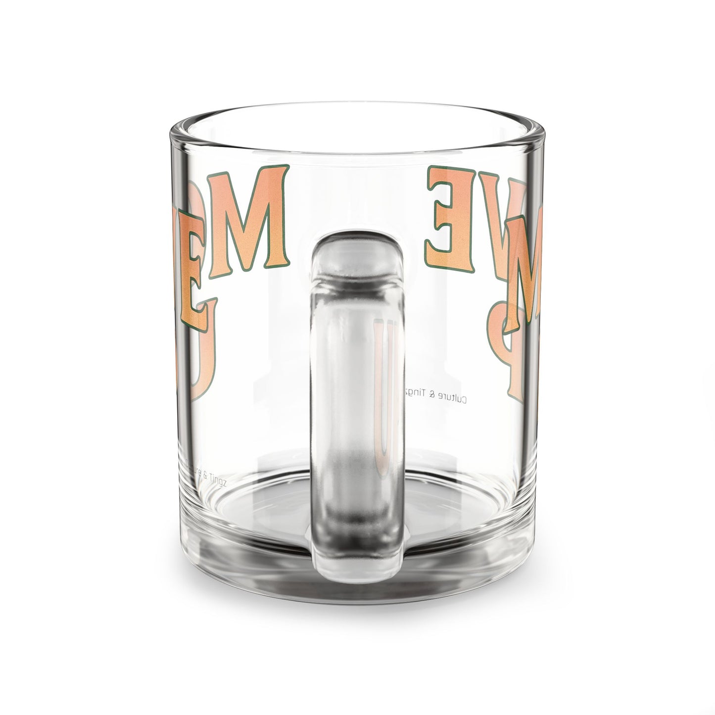 Move Up Glass Mug - 10oz. (Letterwork Edition)