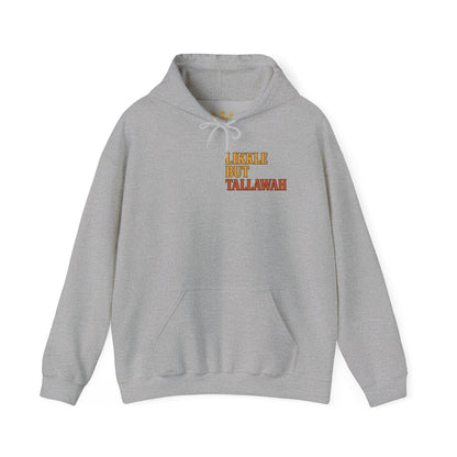 Likkle but Tallawah - Unisex Hoodie (Letterwork front, Artwork Back)