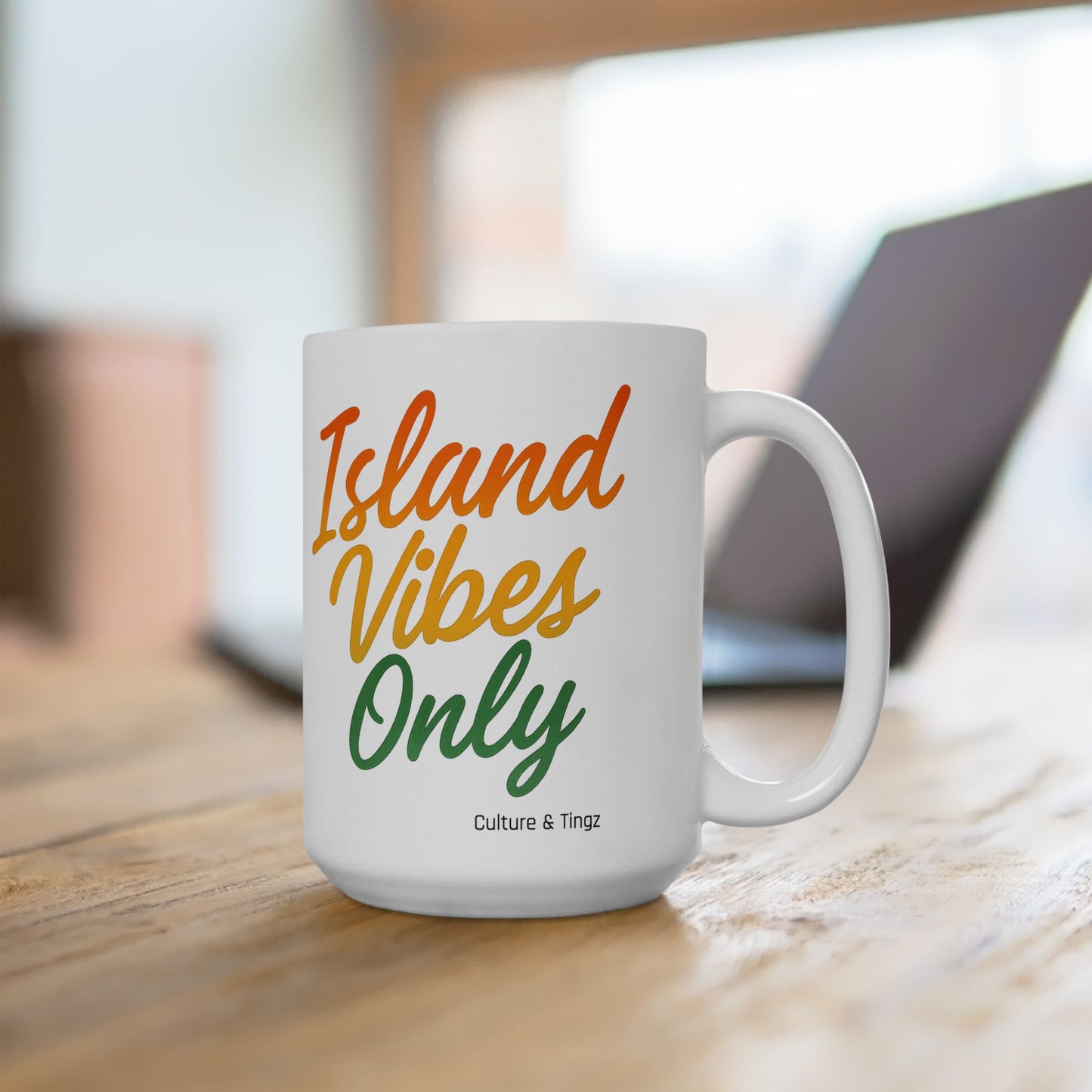 Island Vibes Only Ceramic Mugs- Letterwork Collection