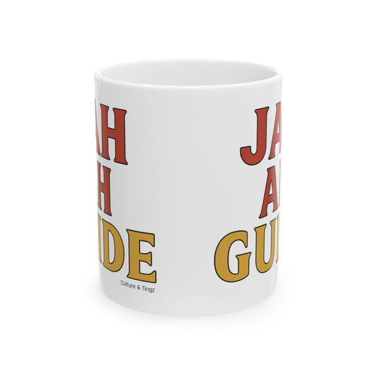 Jah Ah Guide Ceramic Mugs- Letterwork Collection