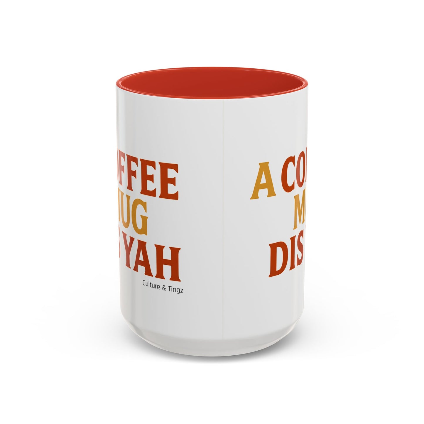 "A Coffee Mug Dis Yah" – Letterwork Edition