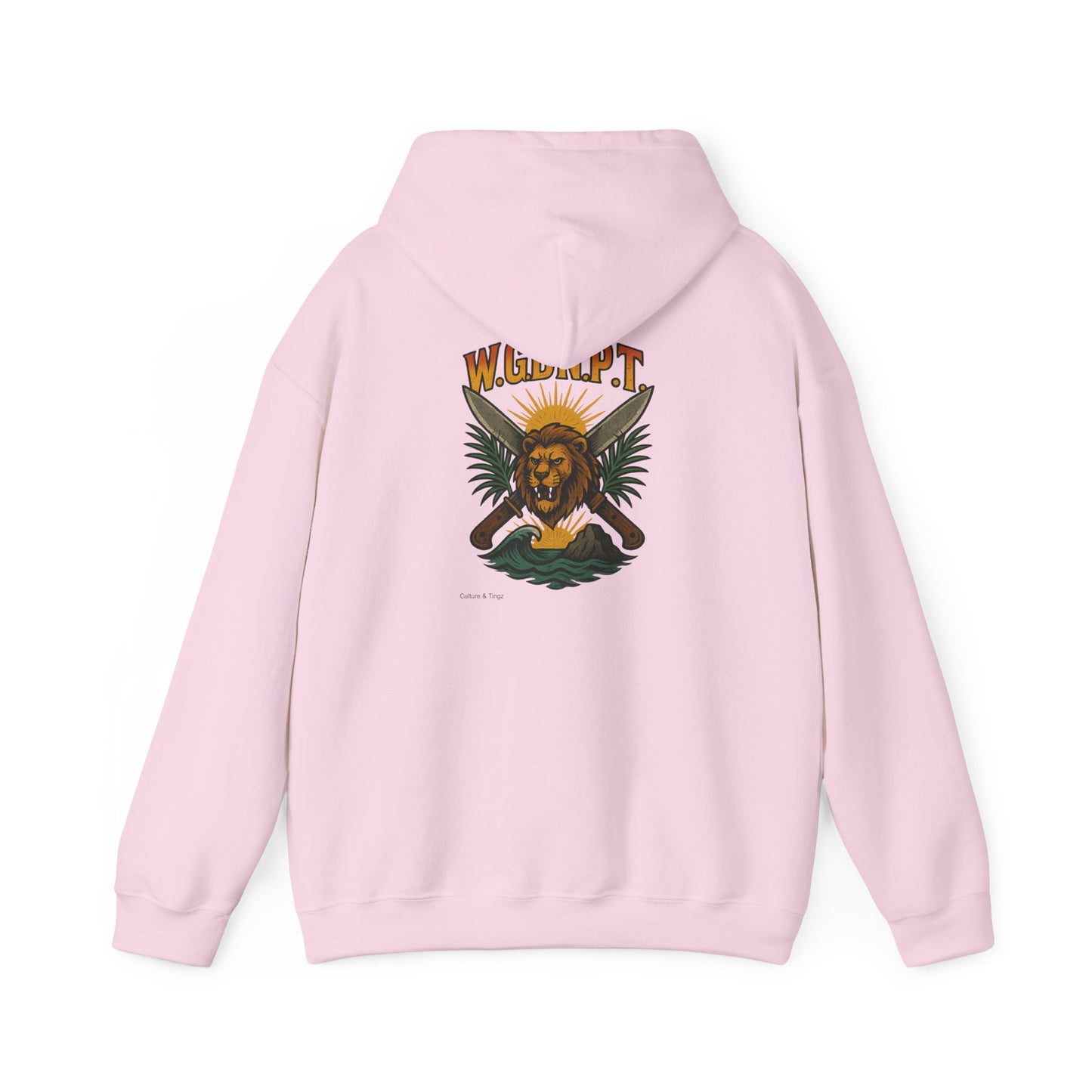 W.G.B.N.P.T. - Unisex Hoodie (Letterwork front, Artwork Back)