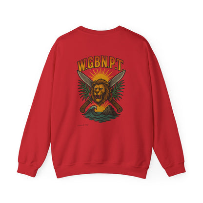 W.G.B.N.P.T. - Unisex Crewneck Sweater (Letterwork Front, Full Artwork Back)