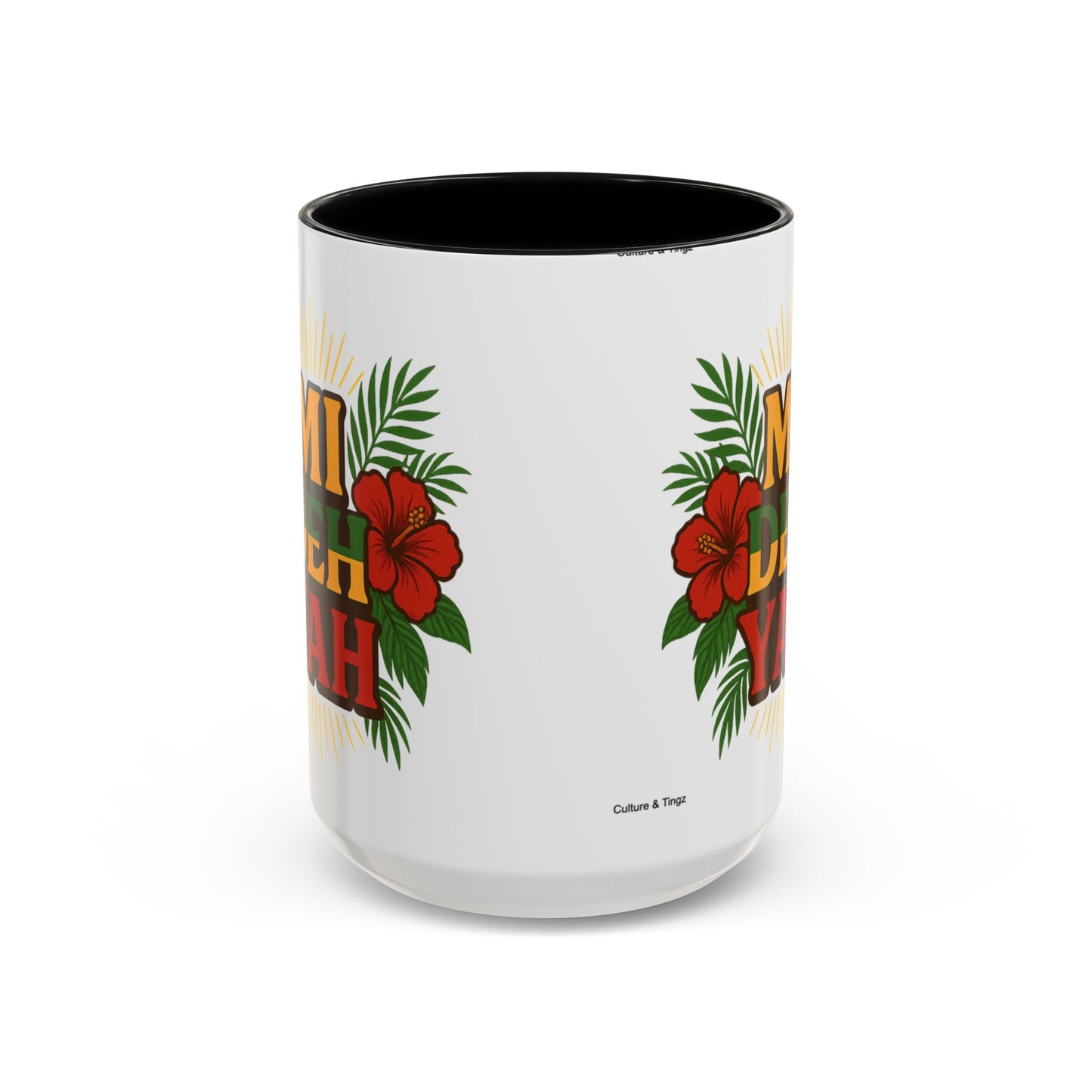 Mi Deh Yah Ceramic Mugs  – Letterwork Edition