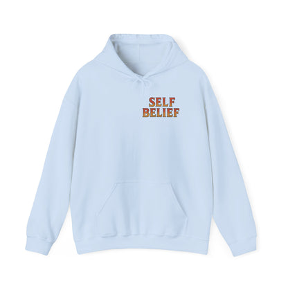 Self Belief - Unisex Hoodie (Lettering Front, Artwork Back)
