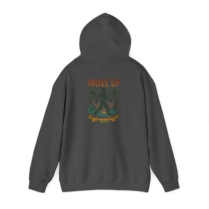 Move Up - Unisex Hoodie (Letterwork front, Artwork Back)