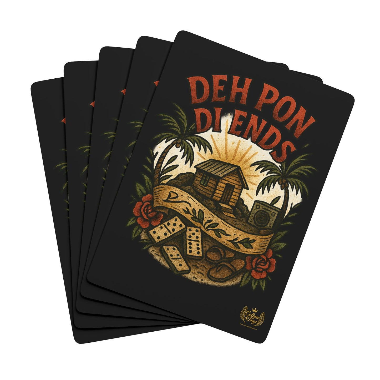 "Deh Pon Di Ends" Poker Cards - Complete Deck