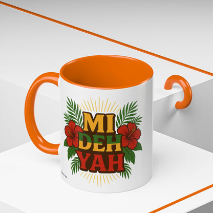 Mi Deh Yah Ceramic Mugs  – Letterwork Edition
